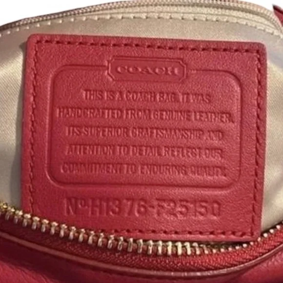Coach Scarlet Leather Front Buckle Crossbody Bag - Picture 6 of 8